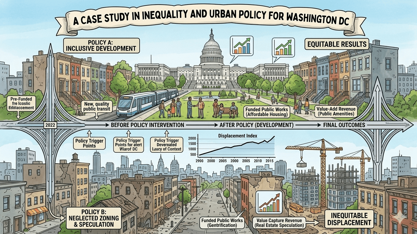 Cover Image for A Case Study in Inequality and Urban Policy for Washington DC