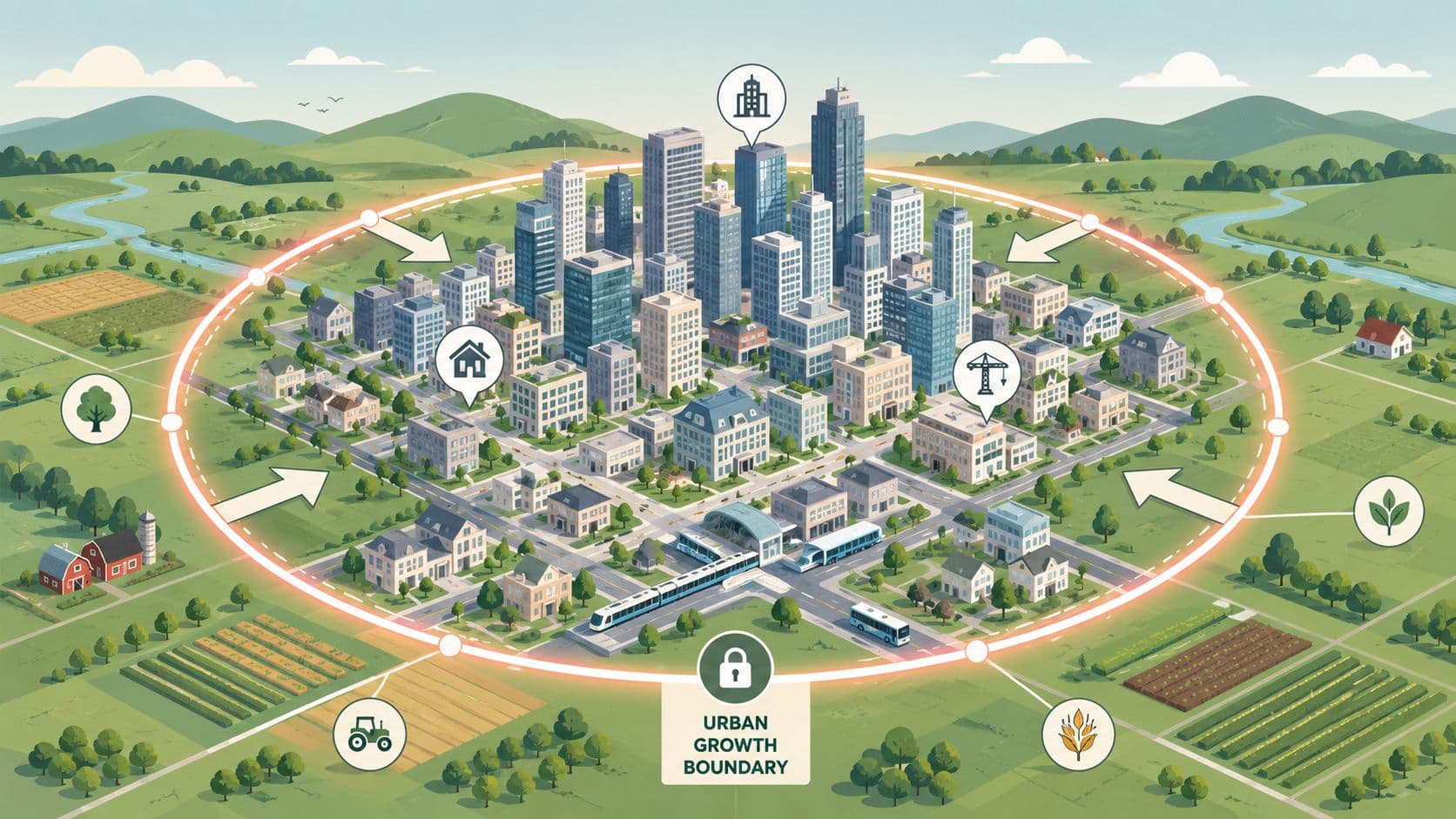 Cover Image for Urban Growth Boundaries: A Policy Guide for Modern Cities