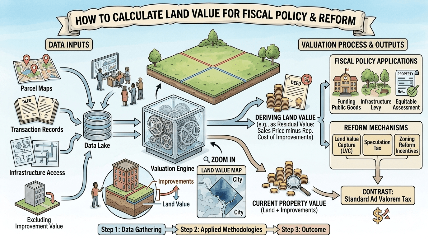 Cover Image for How to Calculate Land Value for Fiscal Policy & Reform